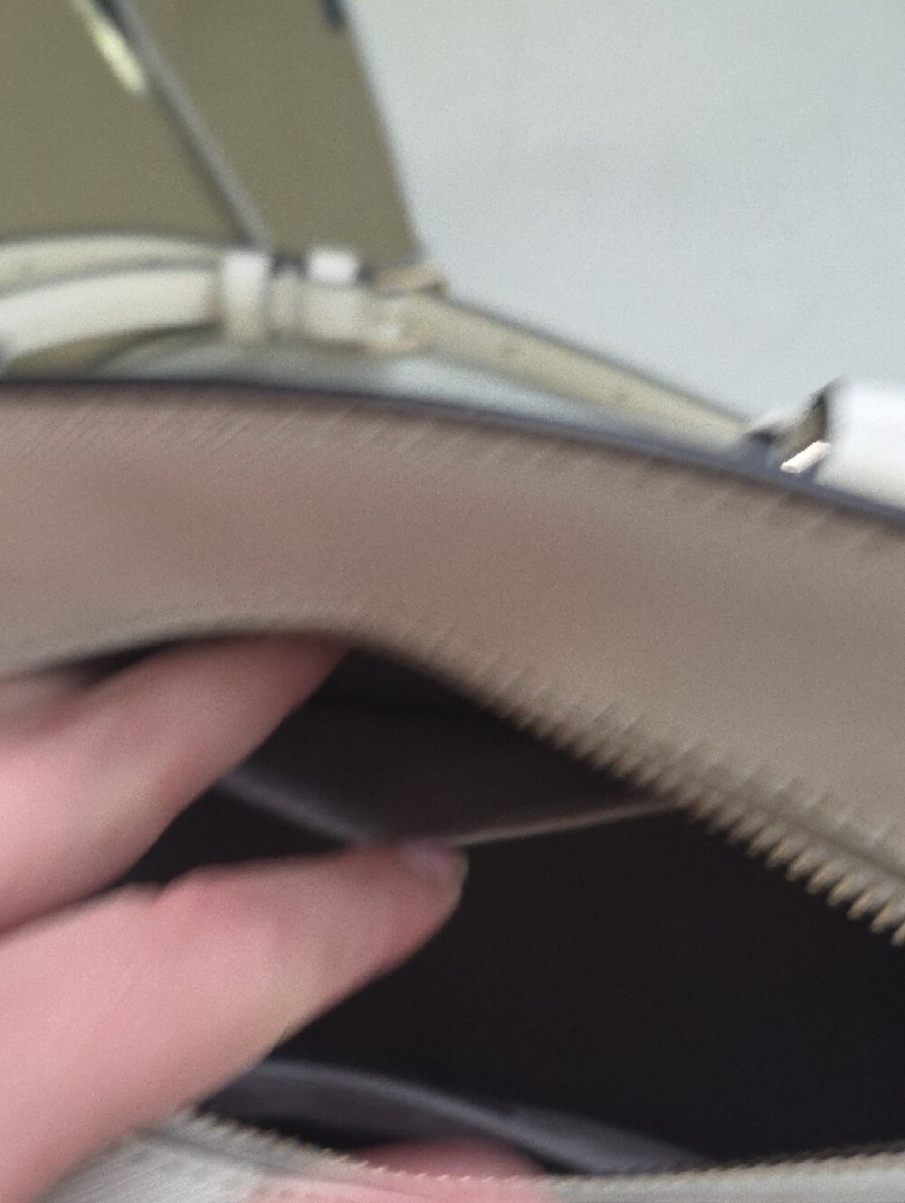 kate spade White Studded Leather Satchel with Matching Wallet - Picture 5 of 11